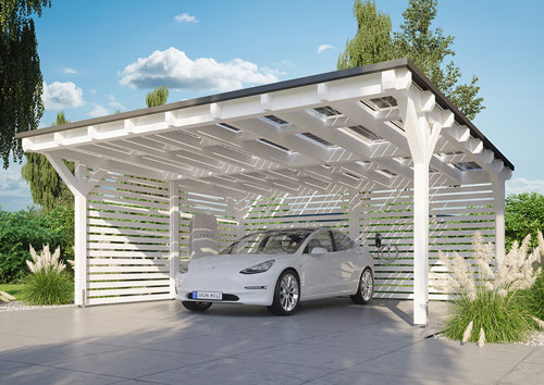 Dach-Solaranlage oder PV-Carport