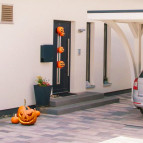 Carport Dekoration Ideen für Halloween